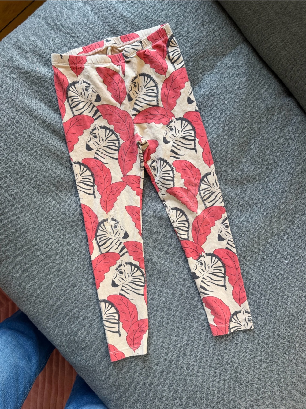 Mini Rodini zebra leggings 3-5y
